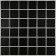 Mosaic porcelain bonaparte Manila Black, 306x306x6 mm