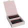 Gift set: cover for passport and key holder, black color