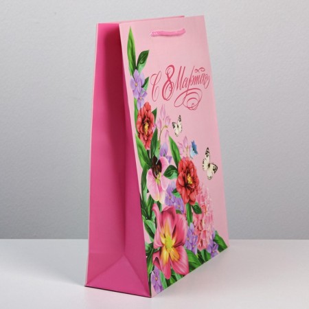 Package Gift Laminated Vertical, Packaging, “Flower Eide Embarney”, L 31 x 40 x 11.5 cm-3