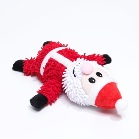 Soft toy for dogs "Santa Claus" with a squeak, 26 x 15 cm-4