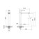 Mixer for the IDDIS SENA SENSB01I01 sink, single -leaf, chrome