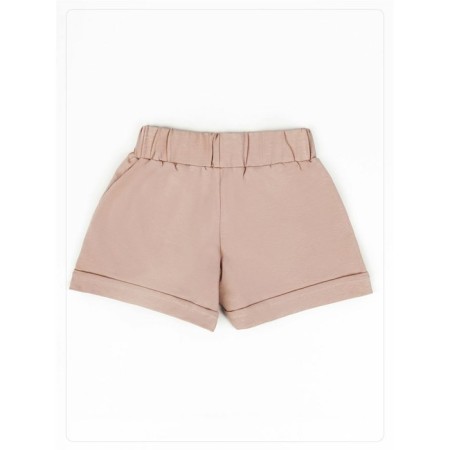 Children's jump (T-shirt, shorts), height 122-128 cm, beige color-13