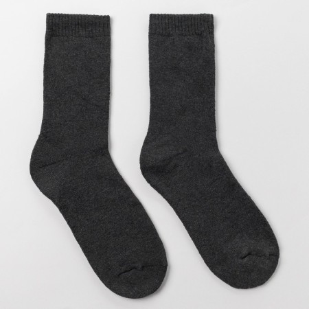 Socks male terry, dark gray color, size 27-29