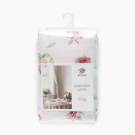 Комплект штор для кухни с подхватами Этель "Tenderness" 149х180 см - 2 шт-7