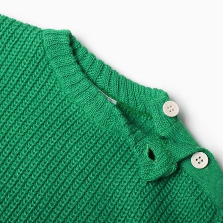 Jumper knitted baby i oranges, r.68-74, green-4