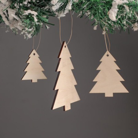 Set for creativity "Christmas tree" (3pcs), 8.5x10cm, 6x7cm, 4.3x5cm-1