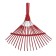 Lobbish rakes, lamellar, 20 teeth, metal, without a handle, tiles 30 mm