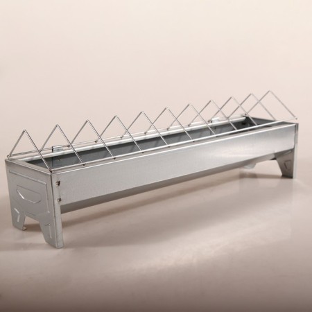 Lotky feeder for poultry, 50 cm, galvanized steel, river-1
