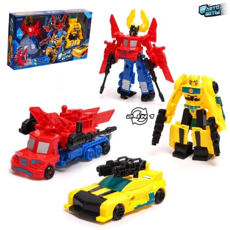 Set of robots "Autobots", gather in 1 robot
