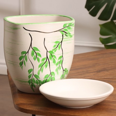 Flower pot "shrub" painting 3.5 l-1