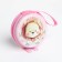 Case for coins/headphones with lightning, pink color