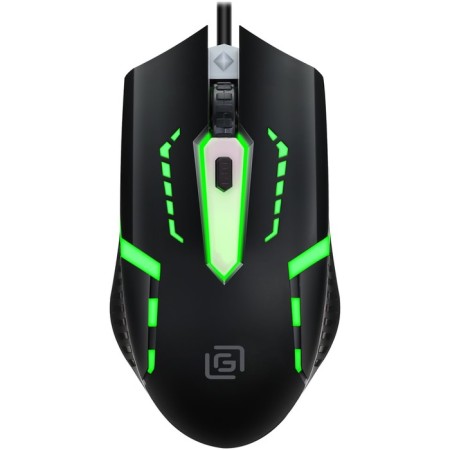 Mouse call 398G Black optical (2400DPI) USB for a laptop (4but)