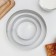 A set of baking forms "Circle", 3 pcs, d = 10, 15, 20 cm, height 4.5 cm, chrome color