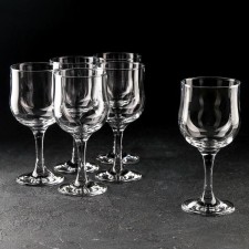 A set of glass glasses for the wine Tulipe, 315 ml, 6 pcs