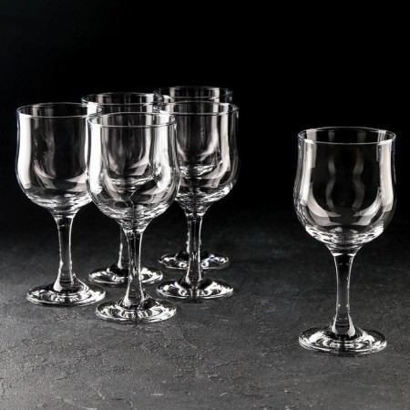 A set of glass glasses for the wine Tulipe, 315 ml, 6 pcs