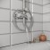 The shower system Milardo Stripe Stersb1fm06, tropical shower, shower set, brass, chrome