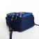 Children's backpack on the zipper "chosen", the color is blue