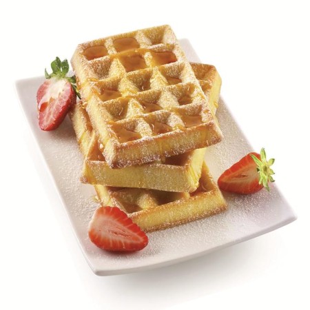Waffel Classic waffle form, silicone, gold-1