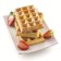Waffel Classic waffle form, silicone, gold