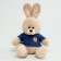 Soft toy "Hare", in a sweater, 25 cm, color mix