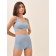 Women's shorts with the braid "Kosichka" Mirey Shorts Plait, size 44-46, color forget-me-down