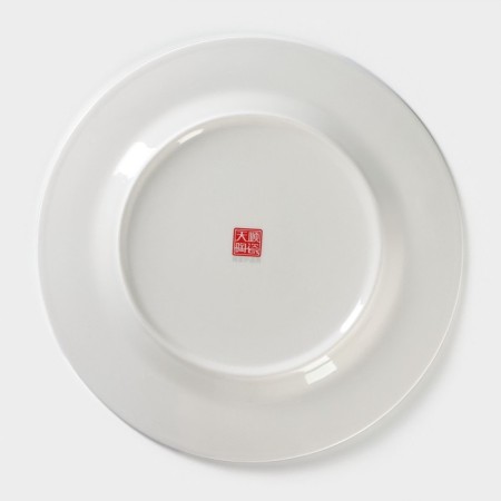 Porcelain dining Porcelain "Aurora", d = 27 cm, white color-3