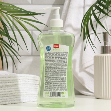 Liquid soap Shalet "Aloe Faith and Green Tea", antibacterial, 500 ml-1
