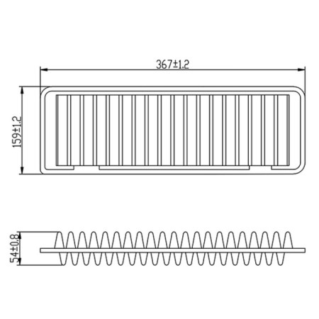 Air filter Totachi Ta-2733-1