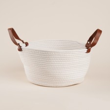 Basket for storage of handmade lauded 