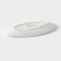 Porcelain oval Magistro "Tandy", 30 × 20 × 1.5 cm, white color