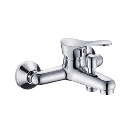 Bath mixer RMS SL86-009, single-leaf, shower set, cast surgery, wall, chrome 442504
