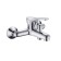Bath mixer RMS SL86-009, single-leaf, shower set, cast surgery, wall, chrome 442504