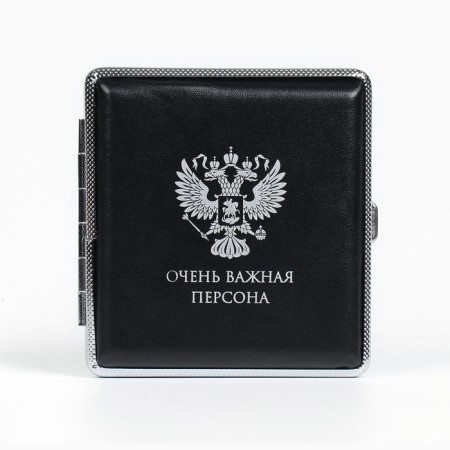 The cigarette case "Very important person" 9.9 x 9.4 x 1.9 cm-1