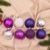 Set of balls plastic D-6 cm, 8 pcs "gin" mix
