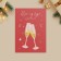 Postcard for every day "Playful year", glasses, 7.5 x 10.5 cm, New Year