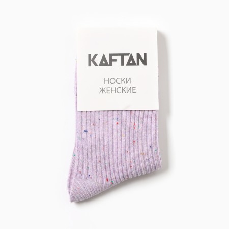 Women's socks kaftan "speck" size 36-39 (23-25 ​​cm), lilac-3