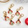 Charm "God's ladybug" of a crumb, color in gold