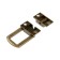 Castle Castle on a box ZM01, 3.2x2.5 cm, Bronze color, 4 pcs TMP