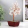 Bonsai souvenir 60 stones "Cash tree with crystals" 13x7x5 cm