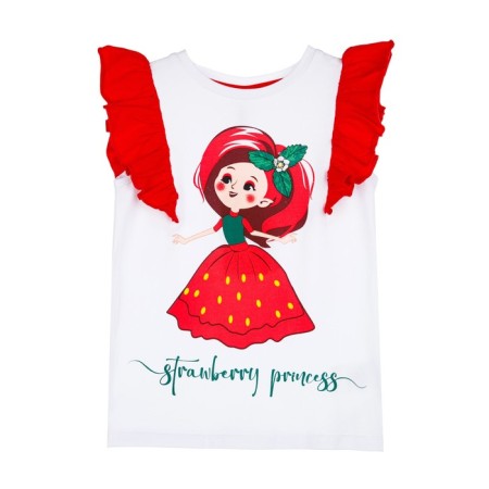 Футболка для девочки PlayToday, рост 110 см-3