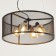 Suspended Citilux “Robin” CL535245, 50x50x120 cm, 4x60W, E14, brown color
