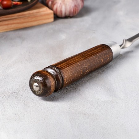 Shampoo Armenian "Lux", 70 cm x 3 mm, lacquered handle working part 55 cm-1