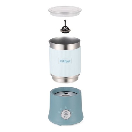 Kapucchucinotor KitFort KT-7158-2, 500 W, 700 ml, cord length 0.7 m, 5 modes, blue-4