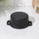 Cast iron pan Volcano, 13 × 10 × 6 cm, for serving, black color