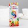 Candle in the cake on the skewer "Multi -colored faces", the number 9, 5.3 cm