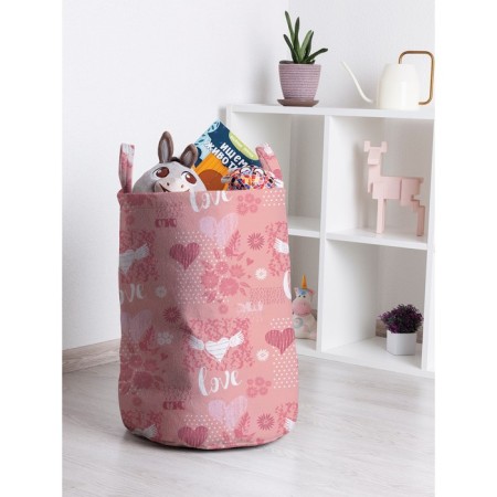 Basket for toys "Pictures with love, size 35x50 cm