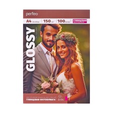 Photo paper A4 d/jet print 100l, 150g/m2, one -sided, glossy Perfeo