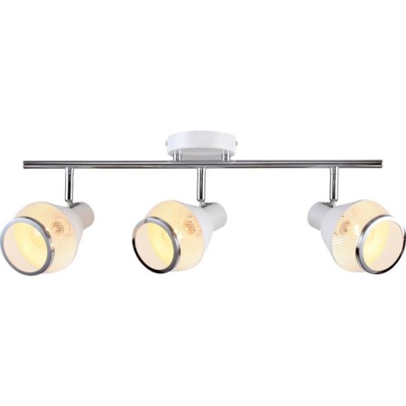 Spot Vekta 3XE14 40W, size 53.5x10x22 cm, white and chrome color