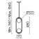 Suspension lamp Maytoni Mod013PL-02BS1, 2XG9, 25W, 17x12x204 cm, brass color