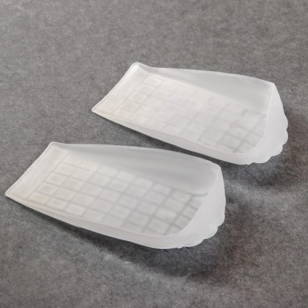 Shoes for shoes, silicone, 12 × 7.5 cm, steam, white color-2